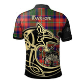 Wauchope Tartan Polo Shirt Viking Wolf